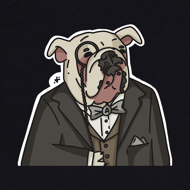 Apolo the Elegant English Bulldog by EmpressIguana